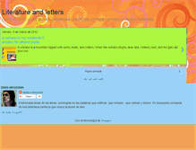 Tablet Screenshot of literatureandletters.blogspot.com