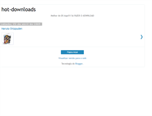 Tablet Screenshot of hot-xdownloads.blogspot.com