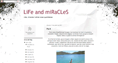 Desktop Screenshot of life-and-miracles.blogspot.com