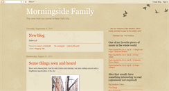 Desktop Screenshot of morningsidefamily.blogspot.com