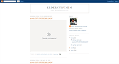 Desktop Screenshot of eldercurumim.blogspot.com