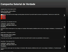 Tablet Screenshot of campanhasalarialdeverdade.blogspot.com