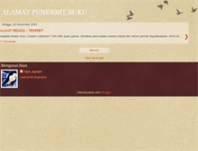 Tablet Screenshot of penerbit-cerpen.blogspot.com