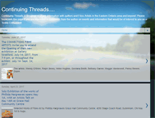 Tablet Screenshot of continuingthreads.blogspot.com