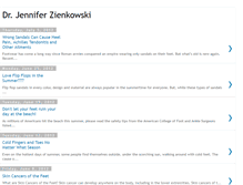 Tablet Screenshot of drjenniferzienkowski.blogspot.com