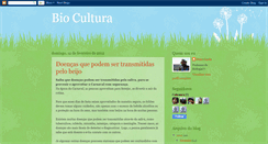 Desktop Screenshot of biocultura777.blogspot.com