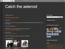 Tablet Screenshot of catchtheasteroid.blogspot.com