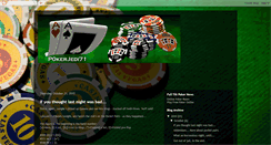 Desktop Screenshot of p0kerjedi71.blogspot.com