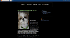 Desktop Screenshot of gloryridgeshihtzulizzie.blogspot.com