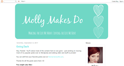 Desktop Screenshot of mollymakesdo.blogspot.com