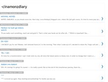 Tablet Screenshot of cinamonzdiary.blogspot.com