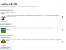 Tablet Screenshot of legionelablog.blogspot.com