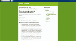 Desktop Screenshot of englishlearningtoday.blogspot.com