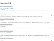 Tablet Screenshot of englishlearningtoday.blogspot.com