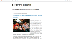 Desktop Screenshot of borderlinediabetes.blogspot.com