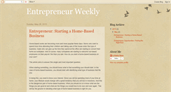 Desktop Screenshot of entrepreneurs-home-based-business.blogspot.com