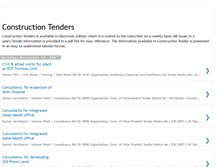 Tablet Screenshot of constructiontenders.blogspot.com