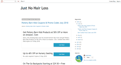 Desktop Screenshot of justnohairloss.blogspot.com