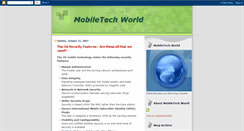 Desktop Screenshot of mobiletechworld.blogspot.com