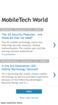 Mobile Screenshot of mobiletechworld.blogspot.com