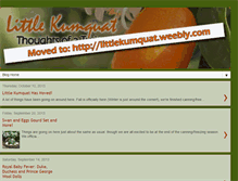 Tablet Screenshot of littlekumquat.blogspot.com