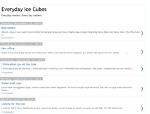 Tablet Screenshot of everydayicecubes.blogspot.com