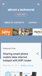 Mobile Screenshot of almost-a-technocrat.blogspot.com