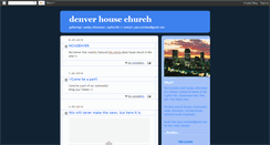 Desktop Screenshot of denverhousechurch.blogspot.com