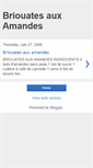 Mobile Screenshot of briouates-amandes.blogspot.com