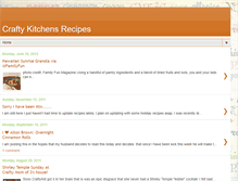 Tablet Screenshot of crafty-kitchen.blogspot.com