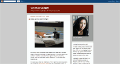Desktop Screenshot of getthatgadget.blogspot.com