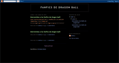 Desktop Screenshot of dragonballfics.blogspot.com