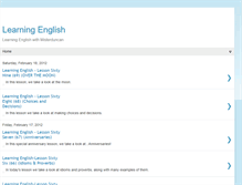 Tablet Screenshot of learning-eenglish.blogspot.com