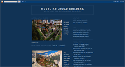 Desktop Screenshot of modelrailroadbuilders.blogspot.com