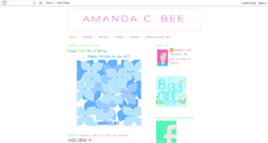 Desktop Screenshot of amandacbee.blogspot.com