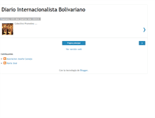 Tablet Screenshot of internacionalistabolivariano.blogspot.com