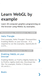 Mobile Screenshot of learnwebgl.blogspot.com
