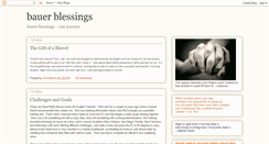 Desktop Screenshot of bauerblessings.blogspot.com