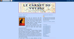Desktop Screenshot of lecarnetdevoyage.blogspot.com