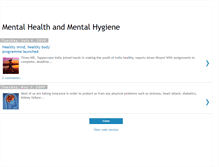 Tablet Screenshot of mentalhealthhygiene.blogspot.com