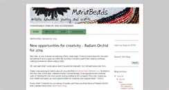 Desktop Screenshot of mariabeads.blogspot.com