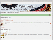 Tablet Screenshot of mariabeads.blogspot.com