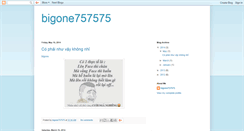 Desktop Screenshot of bigone757575.blogspot.com