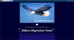 Desktop Screenshot of eldersmigrationvoice.blogspot.com