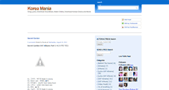 Desktop Screenshot of koreamania.blogspot.com