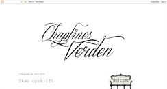 Desktop Screenshot of chaplinesverden.blogspot.com