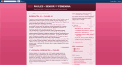 Desktop Screenshot of paulesseniorfemenino.blogspot.com