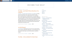 Desktop Screenshot of income-tax-help-online.blogspot.com