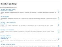 Tablet Screenshot of income-tax-help-online.blogspot.com