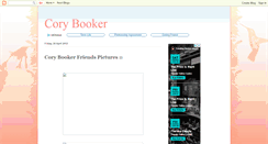 Desktop Screenshot of corybooker.blogspot.com